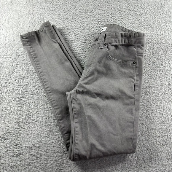 Fashion‎ Nova Men Jeans 30x30 Light Gray Straight Fit Minimalist Preppy Hipster - Picture 1 of 8